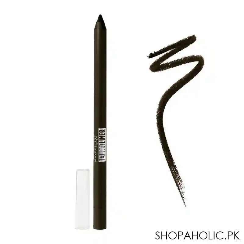 maybelline new york tattoo liner gel pencil, 900 deep onyx main image