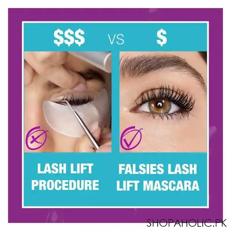 maybelline new york the falsies lash lift mascara, waterproof, very black image2