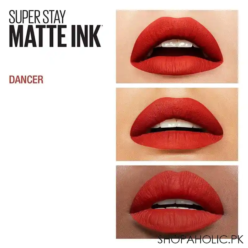 maybelline superstay matte ink lipstick, 118, dancer image5