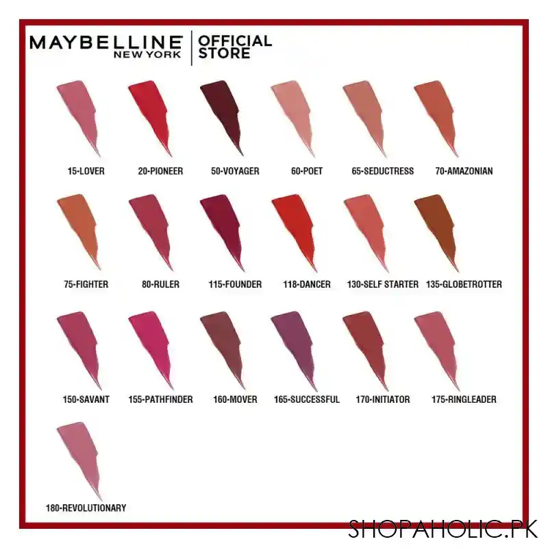maybelline superstay matte ink lipstick, 118, dancer image7