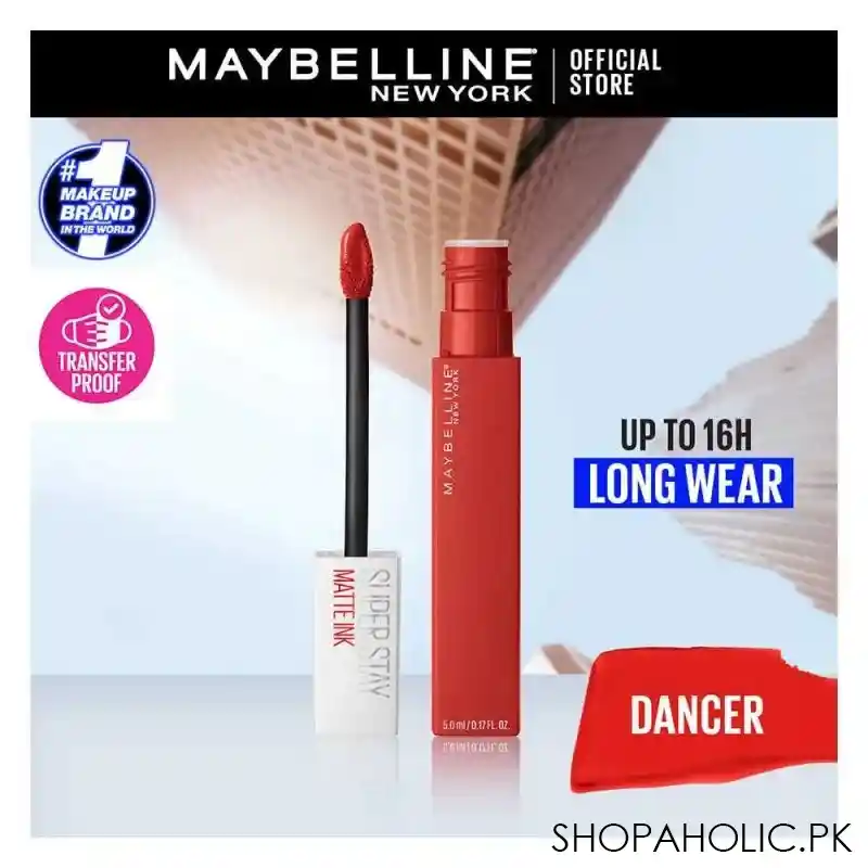 maybelline superstay matte ink lipstick, 118, dancer main image