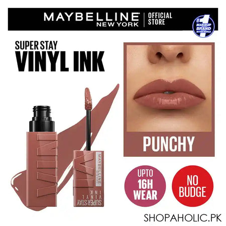 Maybelline Superstay Vinyl Ink Longwear Liquid Lipstick, 120 Punchy - Main Image