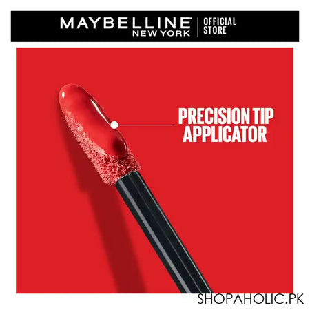 Maybelline Superstay Vinyl Ink Longwear Liquid Lipstick, 4.2ml, 100 Charmed - Image 2