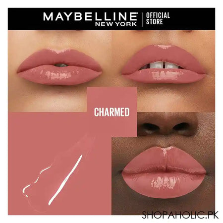 Maybelline Superstay Vinyl Ink Longwear Liquid Lipstick, 4.2ml, 100 Charmed - Image 7