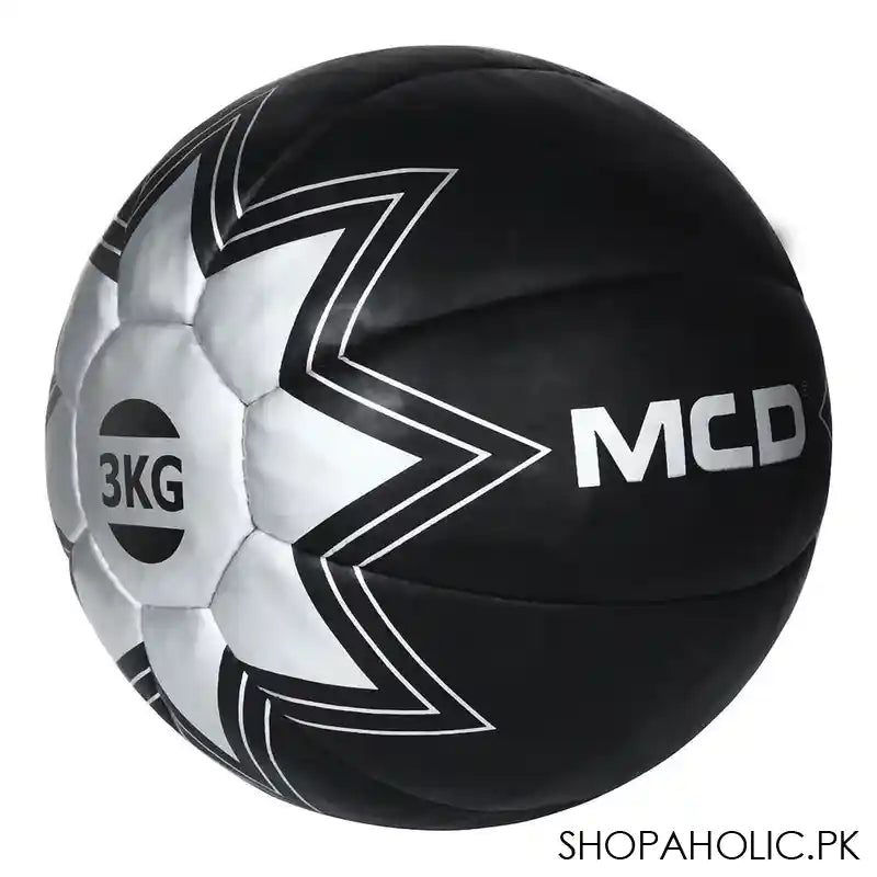 MCD Medicine Balls, Black, 3 KG - Image 3