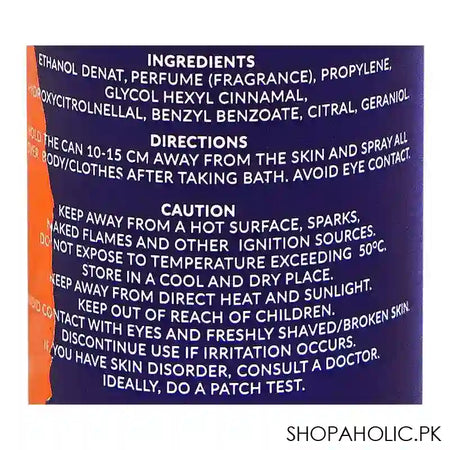 Me Spirit Gas Free Spray, For Men, 120ml - Image 3