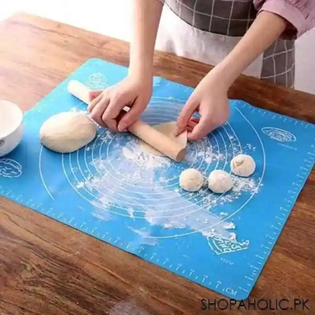 measuring baking silicone mat for pastry and roti rolling image4