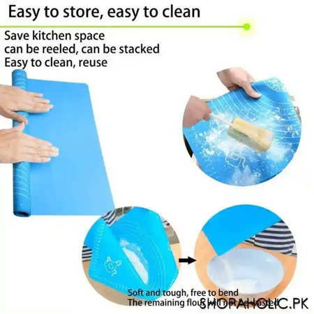 measuring baking silicone mat for pastry and roti rolling image6