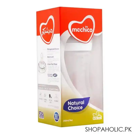 mechico natural choice feeding feeder bottle, 260ml image2