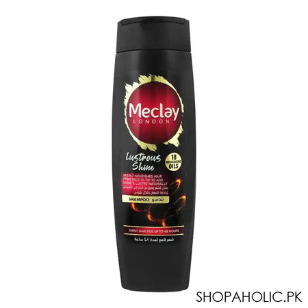 Meclay London 10 Nourishing Oils Lustrous Shine Shampoo, 185ml - Main Image