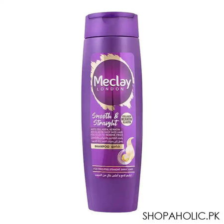 Meclay London Collagen Keratin Elastin Smooth & Straight Shampoo, For Frizz-Free Straight Shiny Hair, 360ml - Main Image