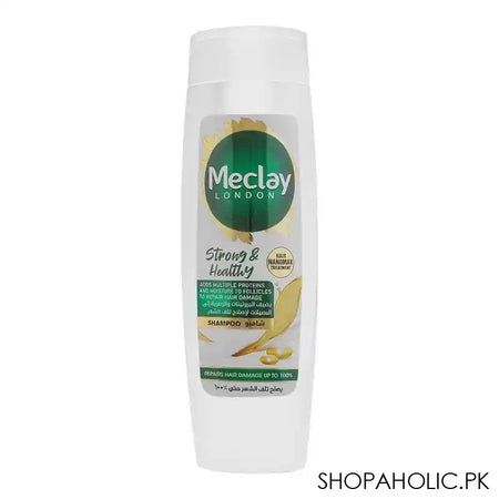Meclay London Hair Nanomax Treatment Strong & Healthy Shampoo, Repairs Hair Damage, 360ml - Main Image