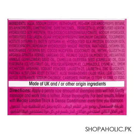 Meclay London Thick & Dense Shampoo, Hair Botox Therapy, 360ml - Image 3