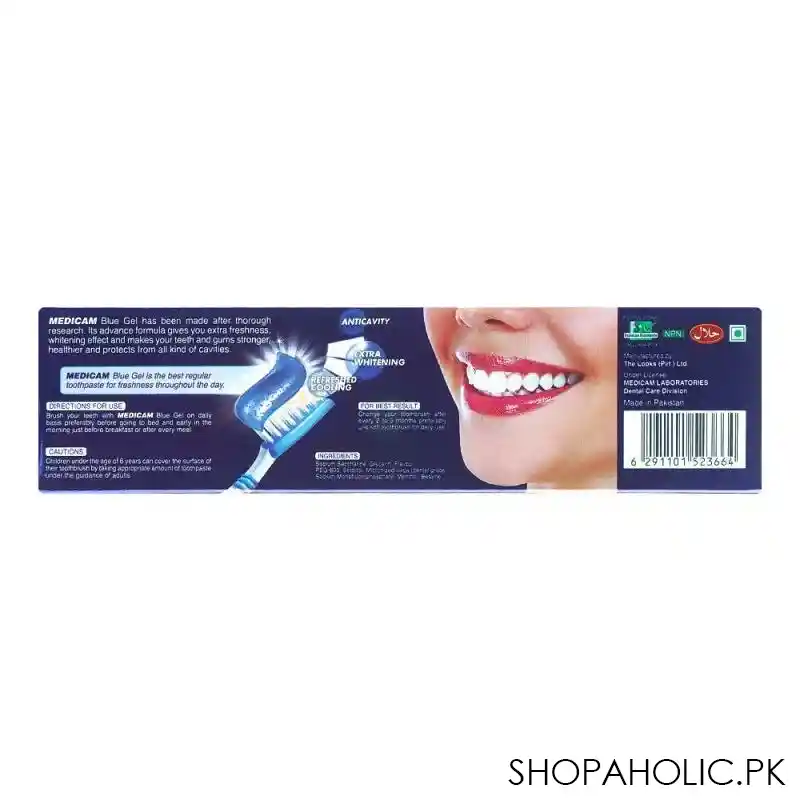 Buy Medicam Ultra Fresh Blue Gel 3-In-1 Toothpaste, 125ml – Shopaholic.pk