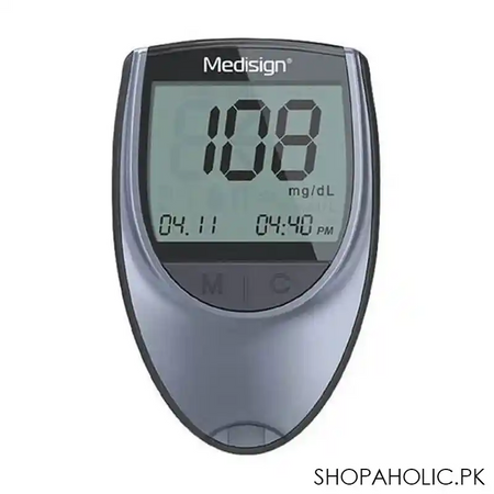 medisign advanced blood glucose monitoring system, mm800 auto main image