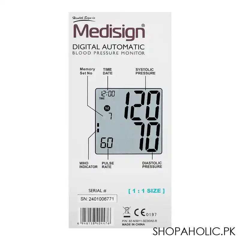 Medisign Blood Pressure Monitor, BPM-36 - Image 5
