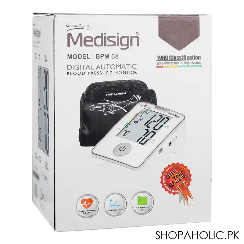 Medisign Blood Pressure Monitor, BPM-68 - Image 6