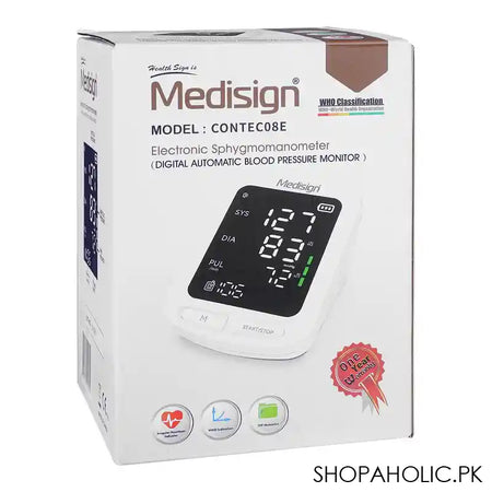 Medisign Blood Pressure Monitor, Contec-08E - Image 6
