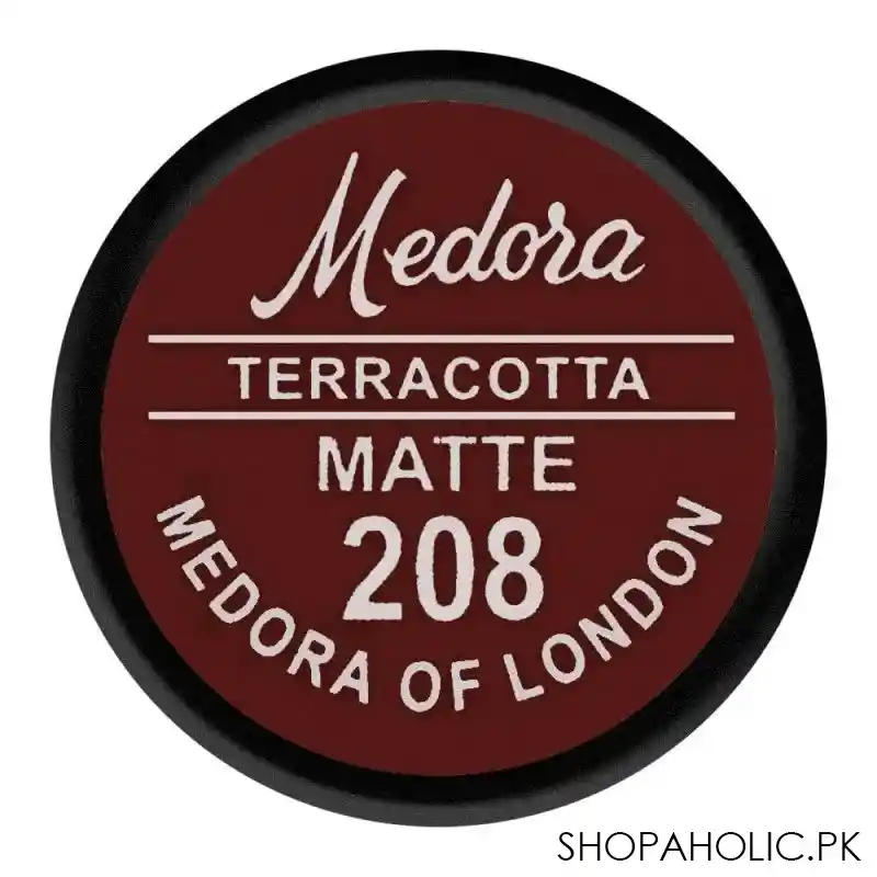 medora matte lipstick, 208, terracotta image5