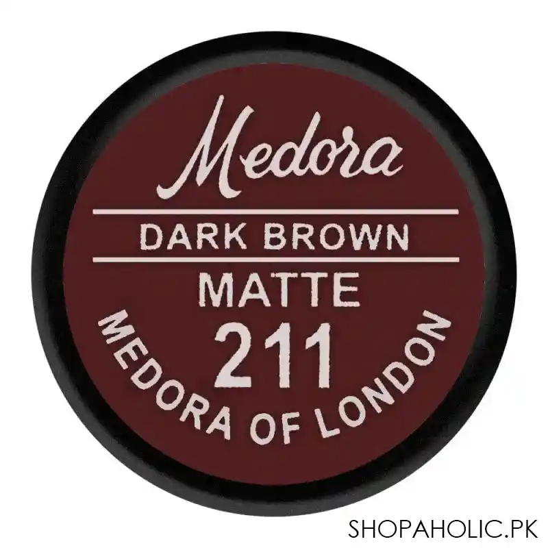 medora matte lipstick, 211, dark brown image5