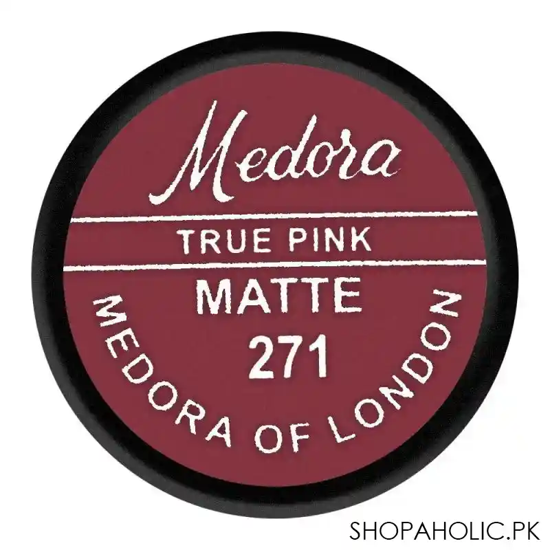 medora matte lipstick, 271, true pink image5
