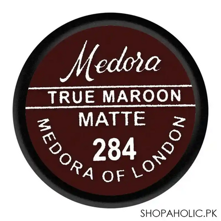 medora matte lipstick, 284, true maroon image5