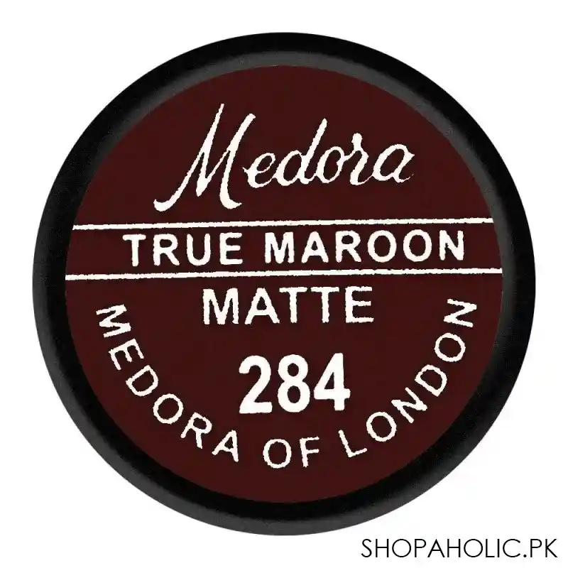 medora matte lipstick, 284, true maroon image5