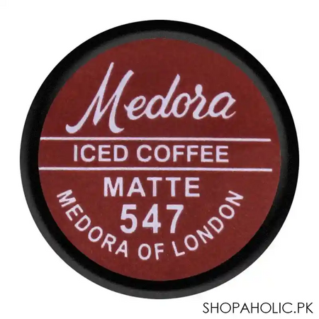 medora matte lipstick, 547, iced coffee image5