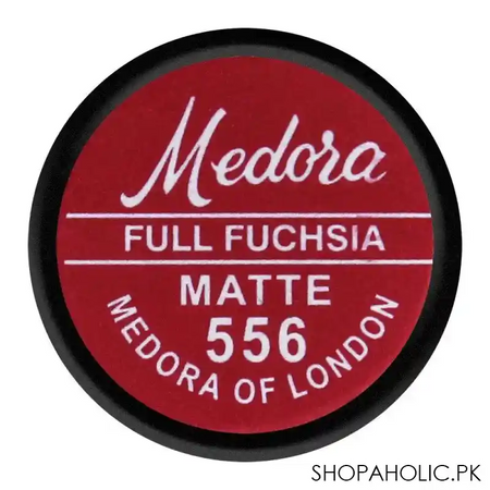 medora matte lipstick, 556, full fuchsia image5