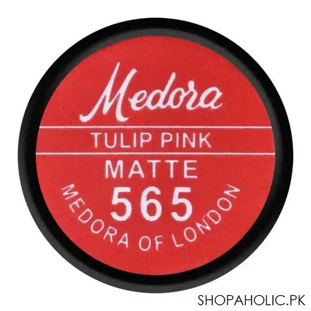 medora matte lipstick, 565, tulip pink image5