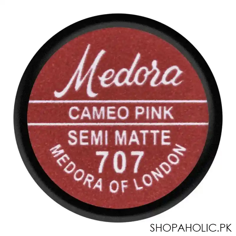 medora semi matte lipstick, 707, cameo pink image5