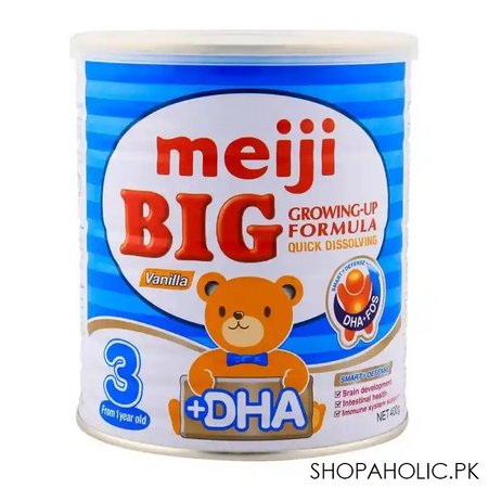 meiji big vanilla, gowing up formula, stage 3, 400gm main image