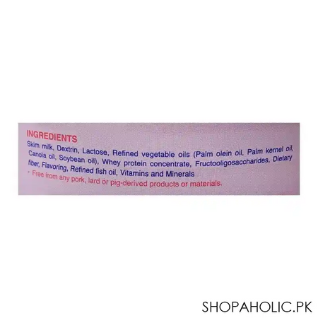meiji mamilac, vanilla, sucrose free, 350g image3