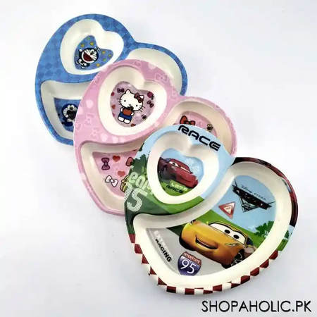 melamine heart shape plate image3