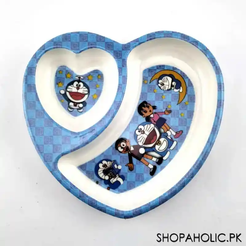 melamine heart shape plate main image