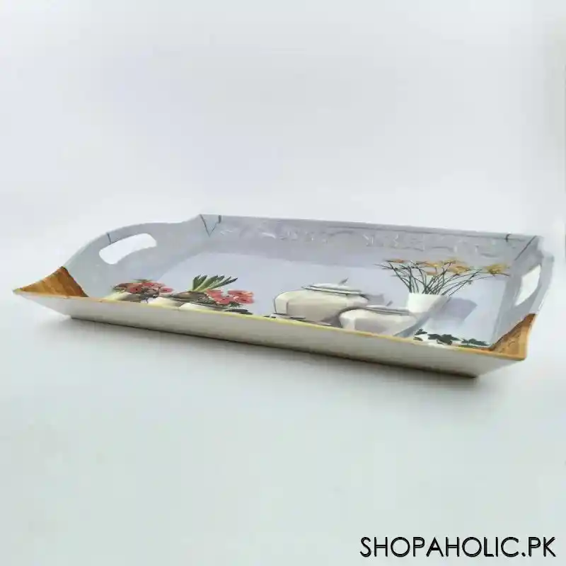 melamine printed tray   large main image