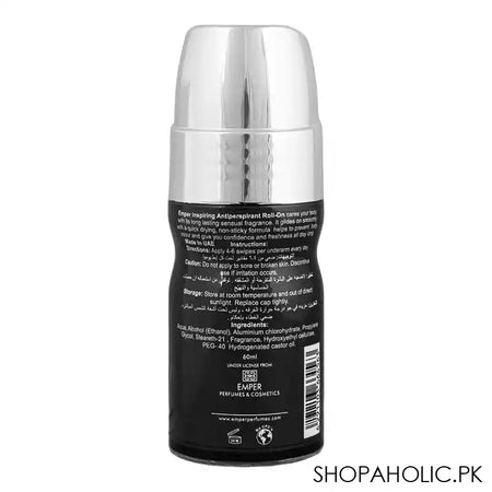 Memories Pour Homme Emper Roll On, For Men, Anti-Persistent, 60ml - Image 3