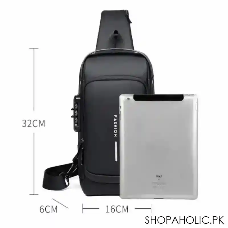 men anti theft usb charging crossbody bag image4