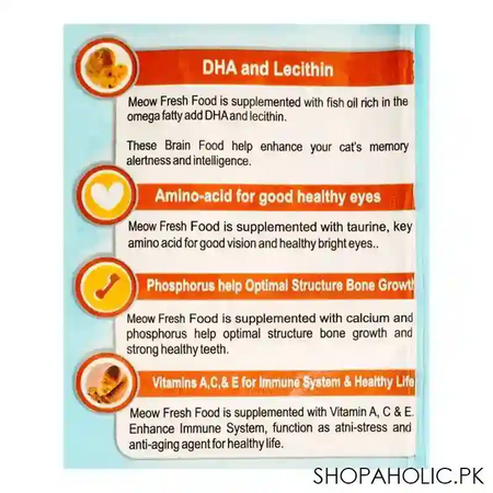 meow fresh adult 6 months+ beef & vegetable, 450g image3