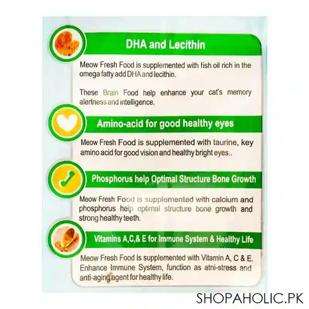 meow fresh adult 6 months+ chicken & vegetable, 450g image3