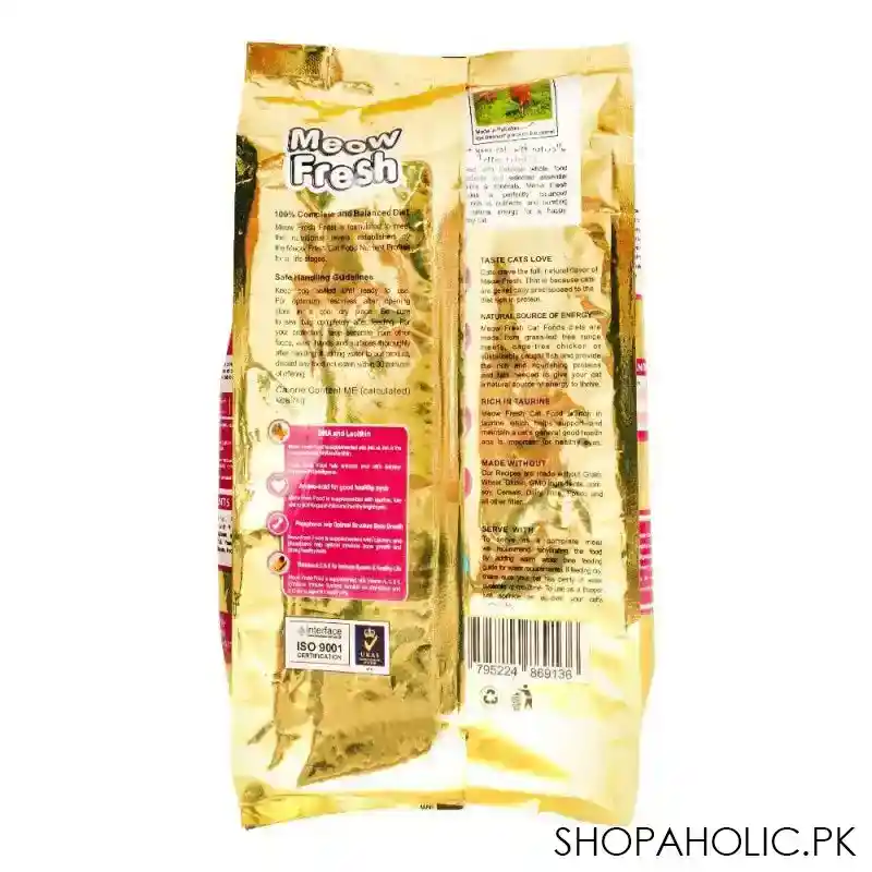 meow fresh premium diet adult 6 months+ chicken, 500g image2