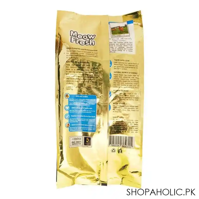 meow fresh premium diet adult 6 months+ fish, 500g image2