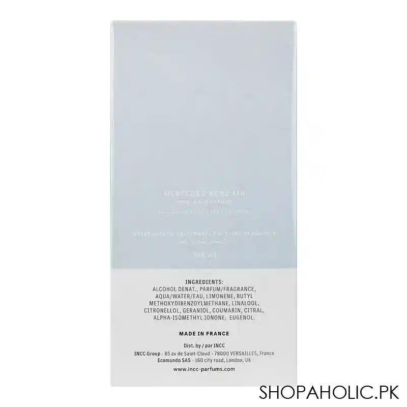 Mercedes-Benz Air, Eau de Parfum, For Men, 100ml - Image 2