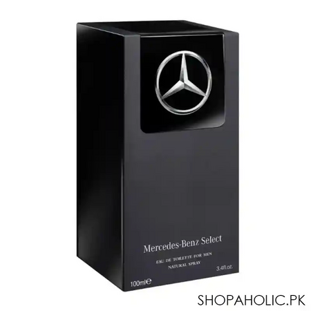 mercedes benz select  eau de toilette for men, 100ml image2