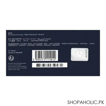 mercedes benz sign for men eau de parfum, fragrance for men, 100ml image3