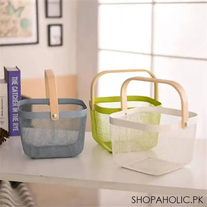 mesh steel storage basket image4