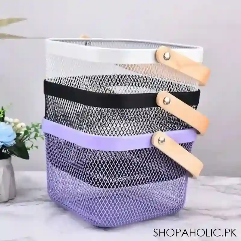 mesh steel storage basket image5