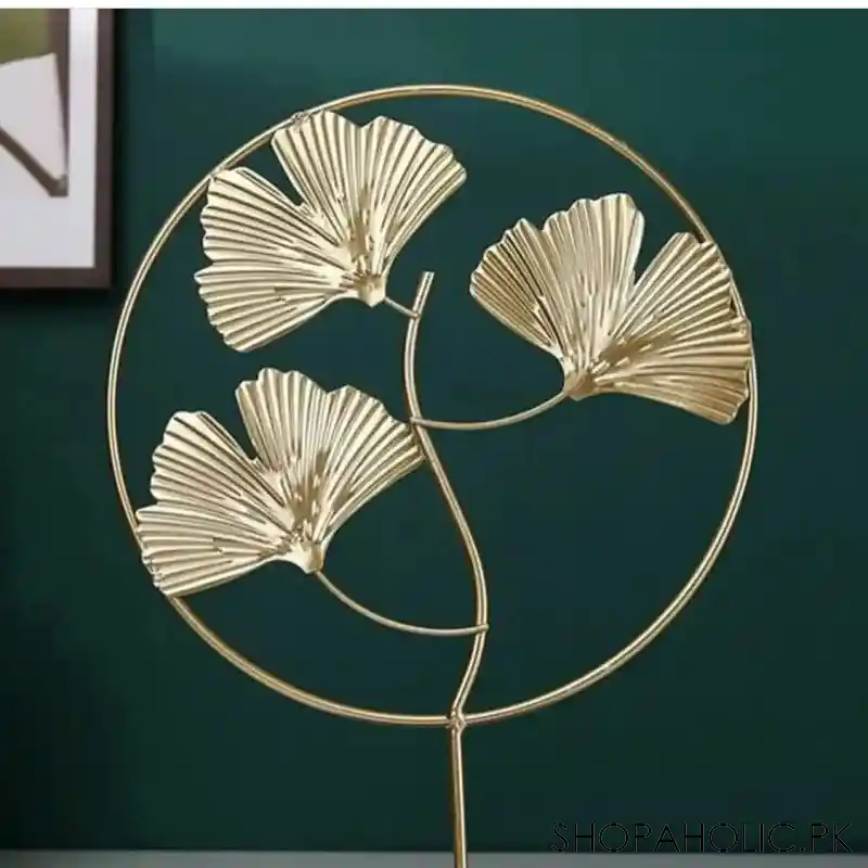 metal brass golden gingko image2