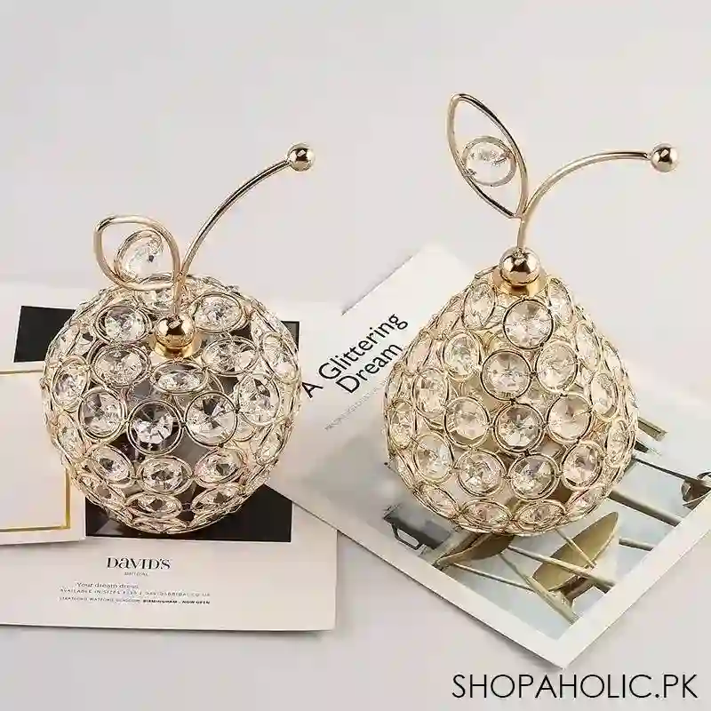 metal crystal craft fruit ornament image2