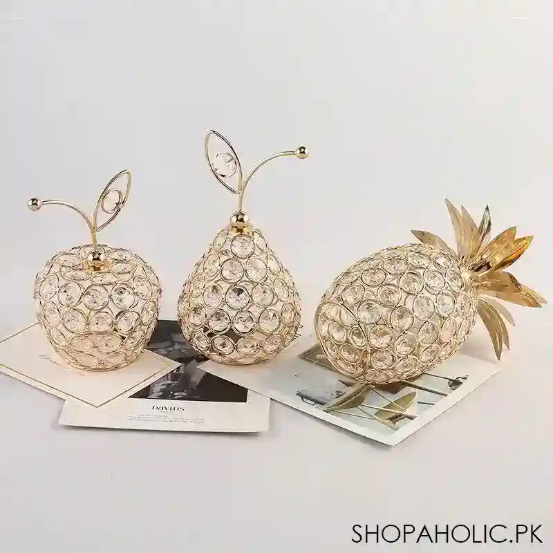 metal crystal craft fruit ornament image3